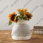 Rosilla Natural Vase - 3D Decorative