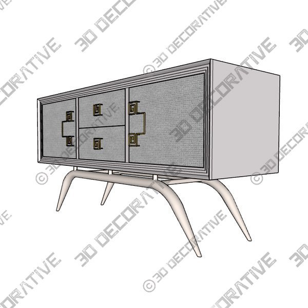Siam Credenza - 3D Decorative