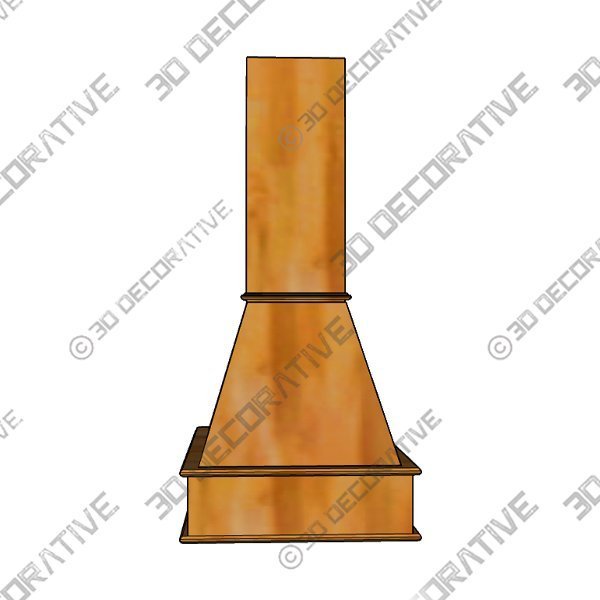 Signature Straight 36″ Wide Wall Hood - 3D Decorative