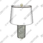 2_600x600-39-4.jpg Stiffel Honeycomb Laser Cut Silver Night Light Table LampĀ - 3D Decorative