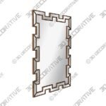 3_600x600-217.jpg Tanis Glam Bronze Finished Rectangular Accent Wall Mirror - 3D Decorative