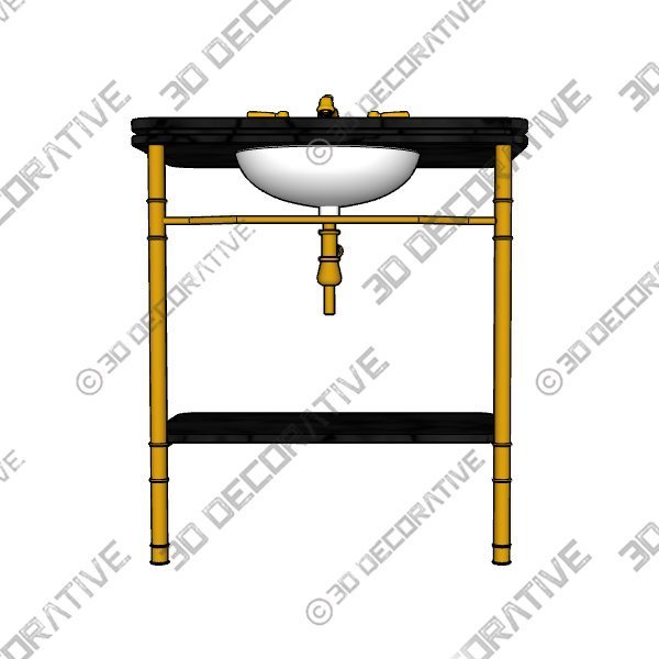 THE SINGLE LADYBOWER VANITY BASIN SUITE - 3D Decorative