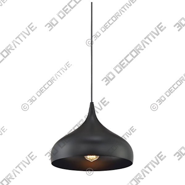 Trade Winds Lighting Patricia 12″ Mini Plug-In Pendant Lamp - 3D Decorative