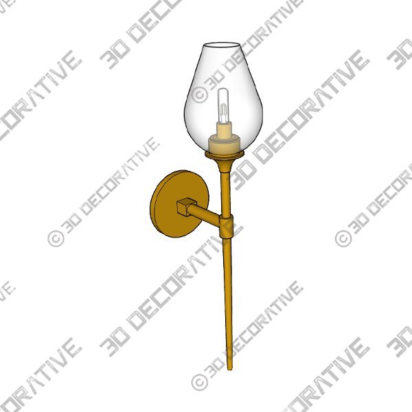 TULIP GRAND SCONCE - 3D Decorative
