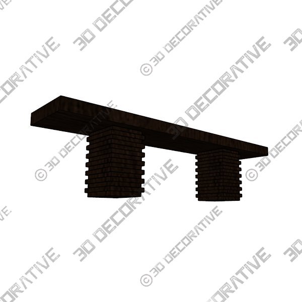 Walter Bench - 3D Decorative