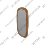 Mirror-3-2.jpg WRENFIELD MIRROR – RECTANGLE - 3D Decorative