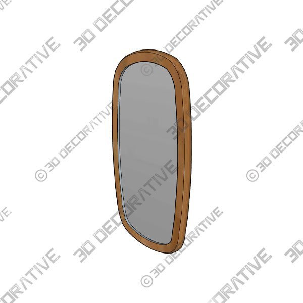 WRENFIELD MIRROR – RECTANGLE - 3D Decorative