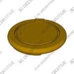 Knob-3-3.jpg Xiedeai Zinc Alloy Round Shaped Hidden Cabinet Cupboard Pulls - 3D Decorative