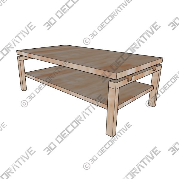 “Xilte” Coffee Table - 3D Decorative