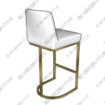 Naomi 26″ Counter Stool - 3D Decorative