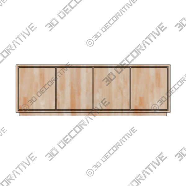 Norre Media Console - 3D Decorative