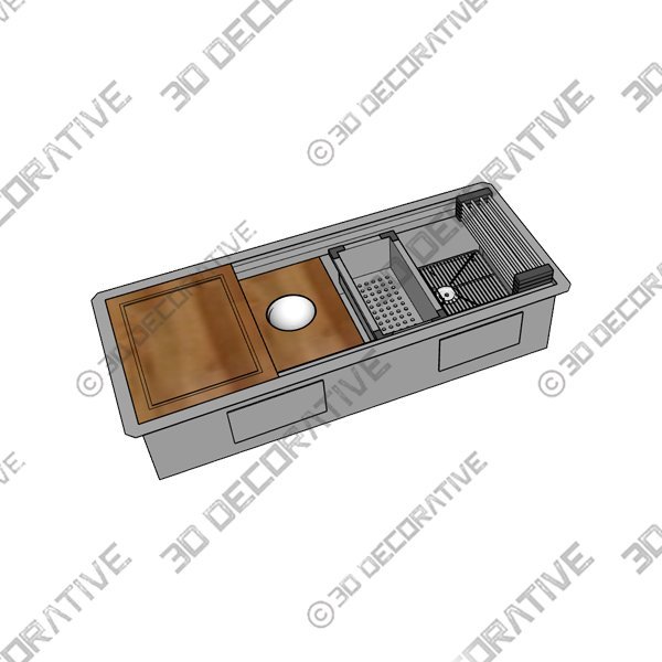 Sink-1-7-1.jpg Ruvati 45-inch Workstation Two-Tiered Ledge Kitchen Sink Undermount 16 Gauge Stainless SteelĀ - 3D Decorative