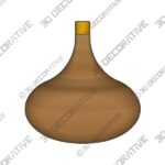 Oak Candle Holder - 3D Decorative