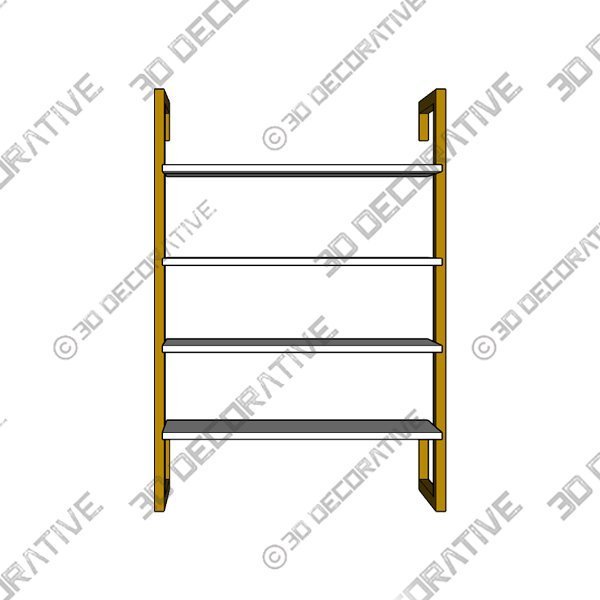 Olivia Wall Mounted Shelves - 3D Decorative