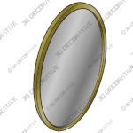 5_600x600-10.png Oval Wall Mount Mirror - 3D Decorative