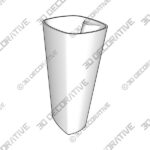 Sink-3-1.jpg PL1814WH Fine Fixtures 33” Tall Ceramic Rectangular Pedestal Bathroom Sink with Overflow - 3D Decorative