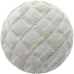 Quilted White Suede - 3D Decorative