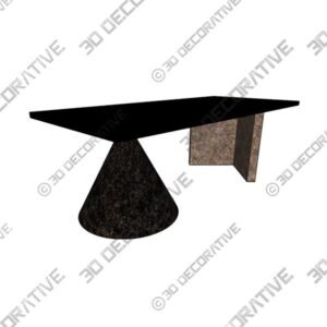 Rare ‘Kono’ Dining Table / Desk by Lella & Massimo - 3D Decorative