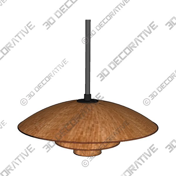 Pendant-2-11-2.jpg Rattan Pendant Light Fixture, Bamboo Lamp Shade Dining Chandeliers - 3D Decorative