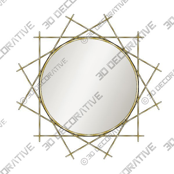 Rosalie ROL-001 Mirrors Gold - 3D Decorative