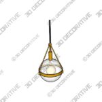 ROWAN NORDIC GOLD PENDANTS - 3D Decorative