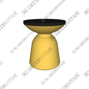 Sandoval 19” Tall Drum End Table - 3D Decorative