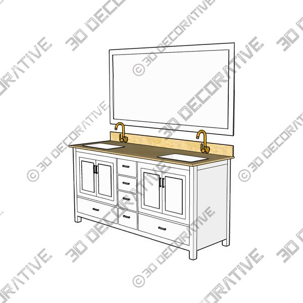 Vanity-1-6.jpg Sheffield 72 In Double Square Sink Vanity Set - 3D Decorative