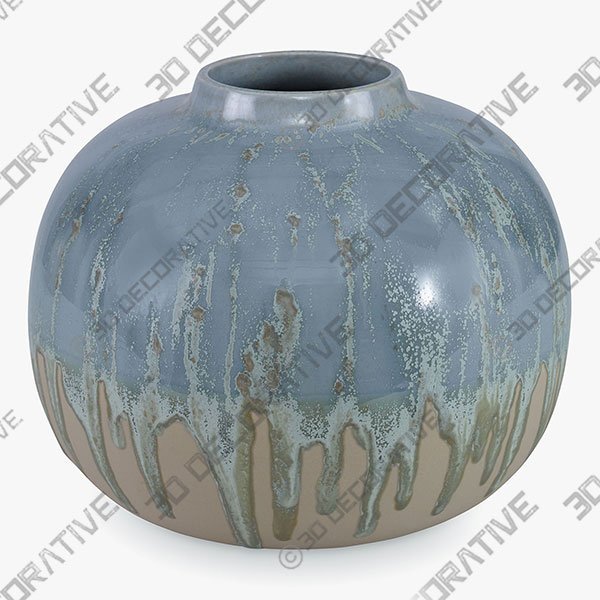 Arley Handcrafted Ceramic VaseĀ - 3D Decorative