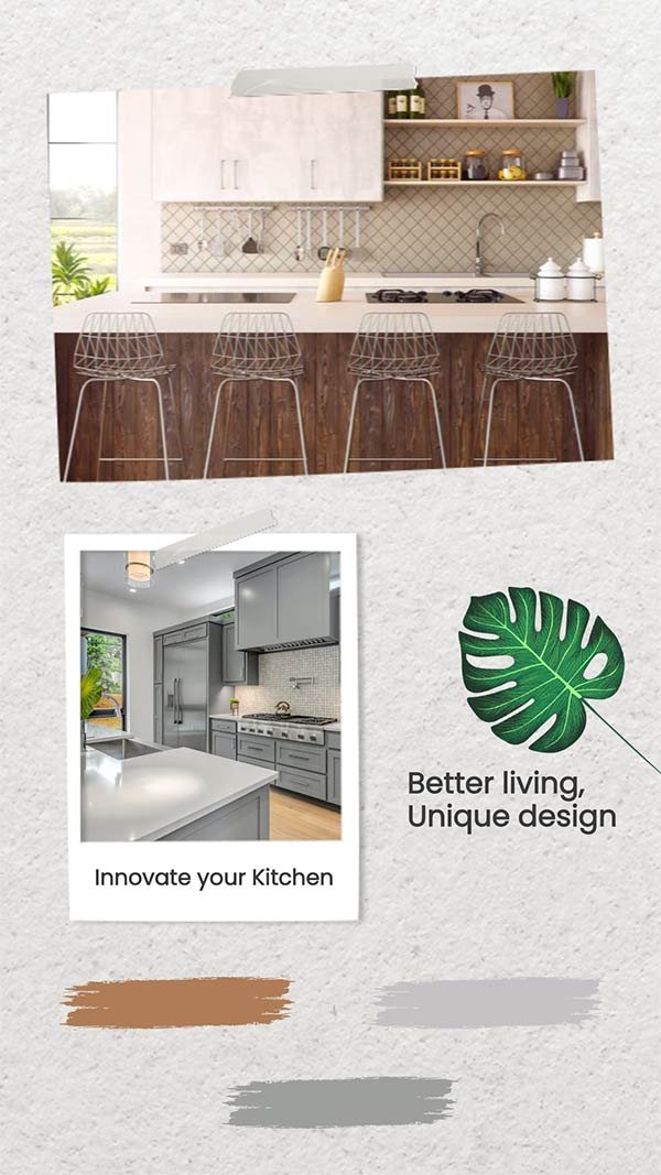 Build Your Brand with Instagram Stories Mood Board Design - 3D Decorative