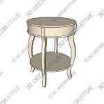 5_600x600-40.jpg Cayuga 24” Tall End Table - 3D Decorative