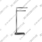 2_600X600-262.jpg Chrome Floor Standing Towel Stand - 3D Decorative