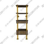 ELEMENTAL CLASSIC STORAGE SET WITH STONE SHELF - 3D Decorative