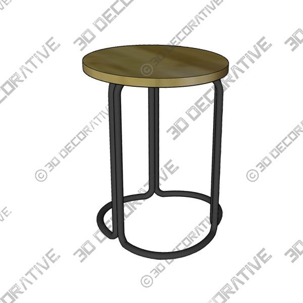 Stool-1-1-3.jpg Hardie Stool - 3D Decorative
