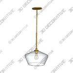Pendant-2-8-1.jpg Modern Simple Glass Pendant Light Bedroom Bar XG-9229 - 3D Decorative