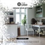 Modern Social Media Post Template for Interior Designer - 3D Decorative