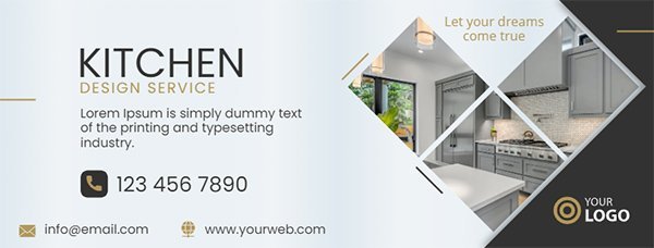 Facebook Cover Banner - 3D Decorative