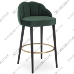 Modern Velvet Bar Chairs - 3D Decorative