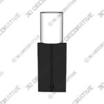 Light-1-1-5.jpg Quorum Tempo 1-light Wall Mount Light Fixture Aged Brass - 3D Decorative