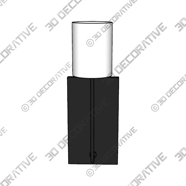 Quorum Tempo 1-light Wall Mount Light Fixture Aged Brass - 3D Decorative