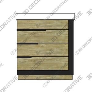 Siegfried 30″ Single Bathroom Vanity - 3D Decorative