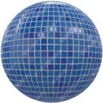 Tiles Blue  - 3D Decorative