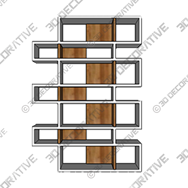 Voyager Library Bookcase - 3D Decorative