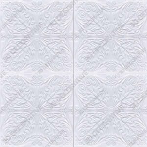 White Styrofoam Ceiling Tile Astana – Other Sellers Call This Spanish Silver and R139 - 3D Decorative