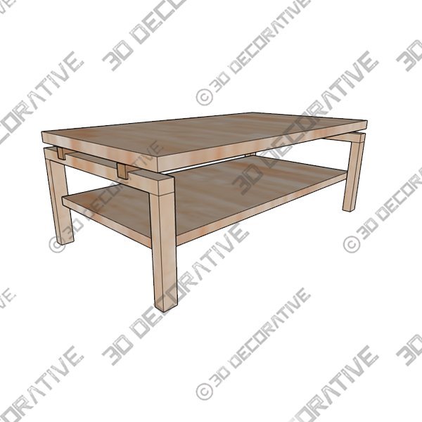 “Xilte” Coffee Table - 3D Decorative