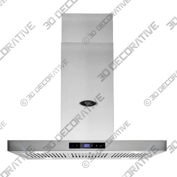 30 Wall Mount T-Shape Range Hood LH4-30 with LED - 3D Decorative