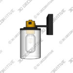 Vanity Light (3) Anjum 4 – Light Dimmable Vanity Light - 3D Decorative