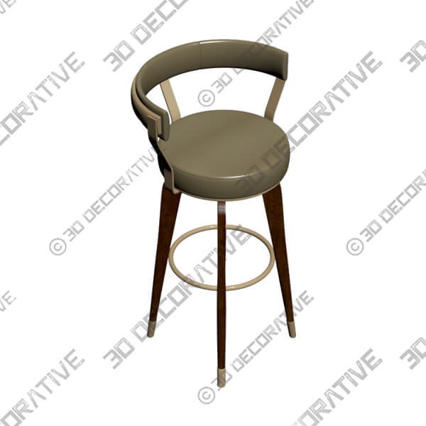Bar Chair Gilmore - 3D Decorative