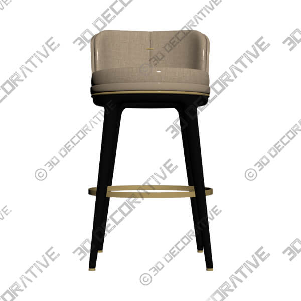 BAR STOOL Hicks - 3D Decorative