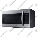 Black 1.9 cu. ft. Over-the-Range Microwave with Sensor Cooking - 3D Decorative