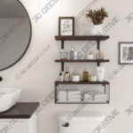 Black Cantura 3 Piece Accent Shelf - 3D Decorative